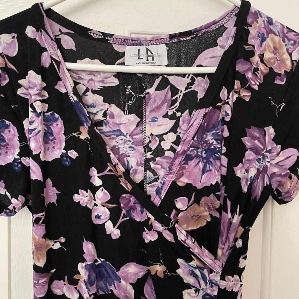 Short sleeve floral dress🌸